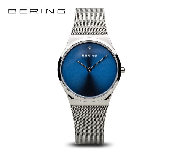 MONTRE BERING ACIER SAPHIR MESH F.BLEU